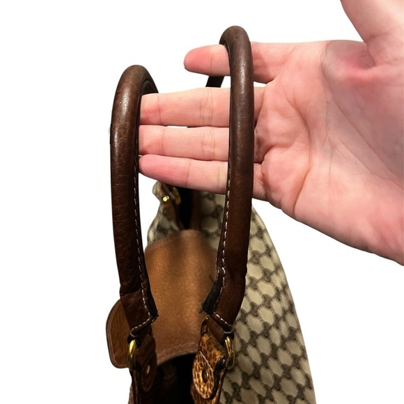 Gucci Brown and Tan Shoulder Bag - Picture 4 of 15